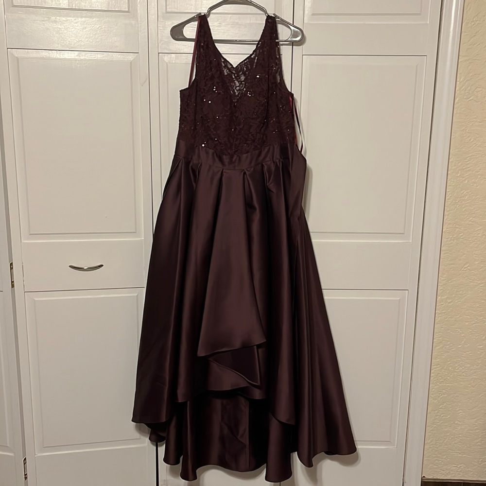 Burgundy Ballgown